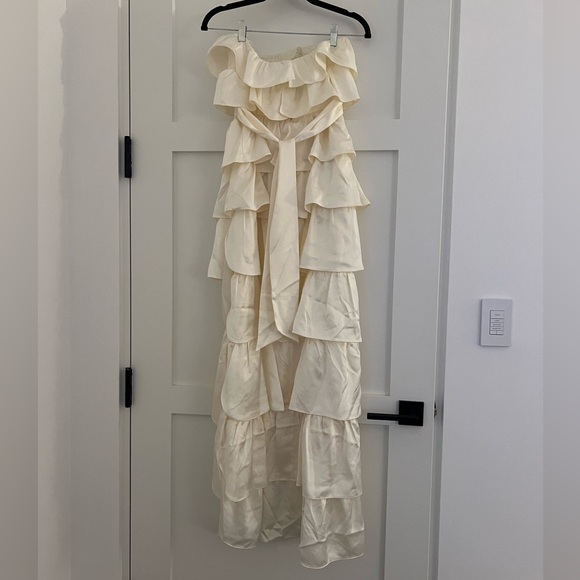 NWT: WeWoreWhat: Tiered Ruffle High Low Dress - Picture 5 of 5